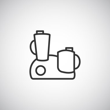 mutfak robotu simgesi. 