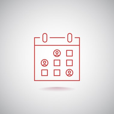 Takvim simgesini tasarımını