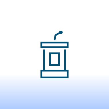 tribün, Kürsü simgesi