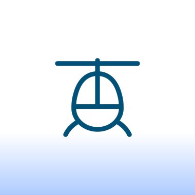 Helikopter uçak simgesi 