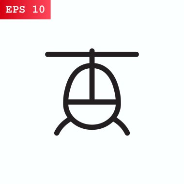 Helikopter uçak simgesi