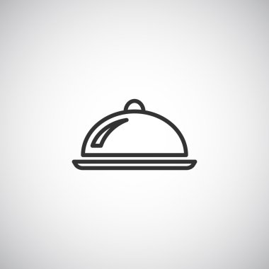 Restoran cloche simgesi