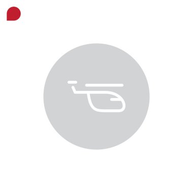 Helikopter uçak simgesi 