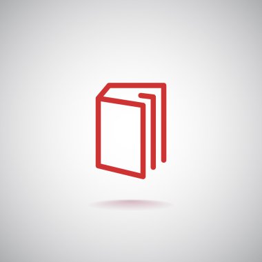 Kitap simgesini, illüstrasyon