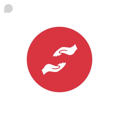 Holding, boş eller simgesini