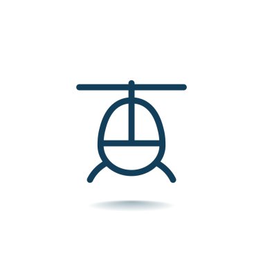 Helikopter uçak simgesi 