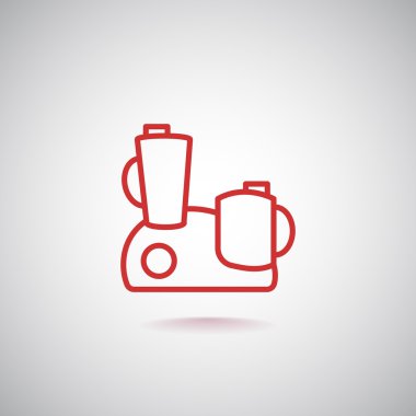 mutfak robotu simgesi. 