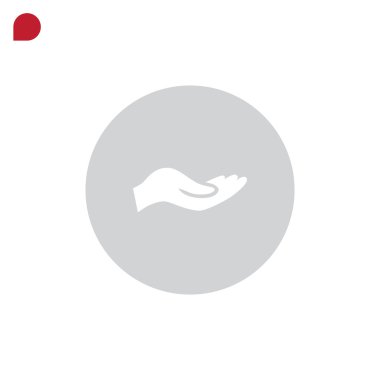 Sadaka simgesi düz vermek