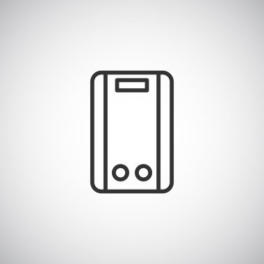 Gayzer simgesi, illüstrasyon 