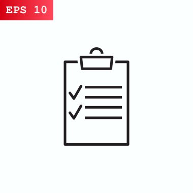 Kontrol listesi Panosu simgesi üzerinde  