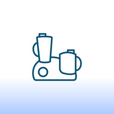 mutfak robotu simgesi. 