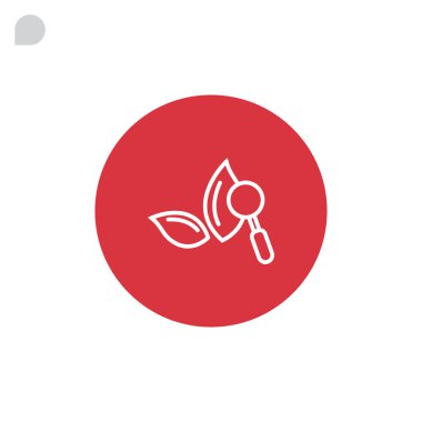 Botanik simgesi, illüstrasyon 