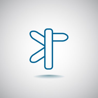 Yön, yol işareti simgesi