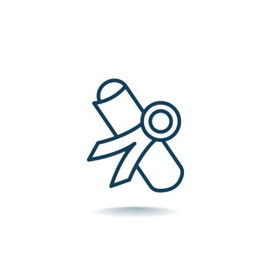 Diploma, sertifika simge 