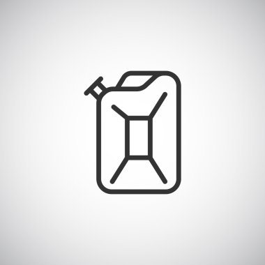 Bidon simgesi, illüstrasyon 