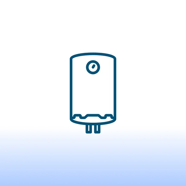 Huishoudelijk water heater pictogram — Stockvector