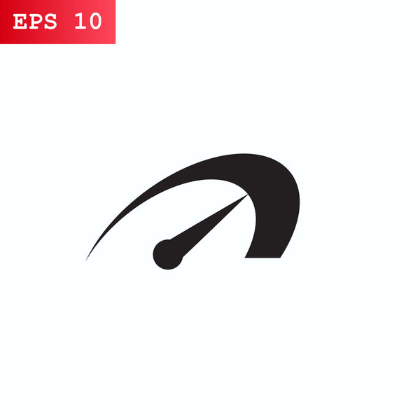 Speed icon, illustration 