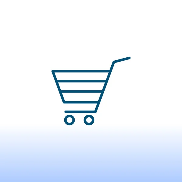 Shopping cart icon — Stock Vector