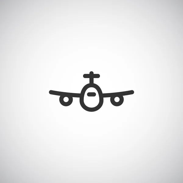 Flugzeug-Symbol, Illustration — Stockvektor