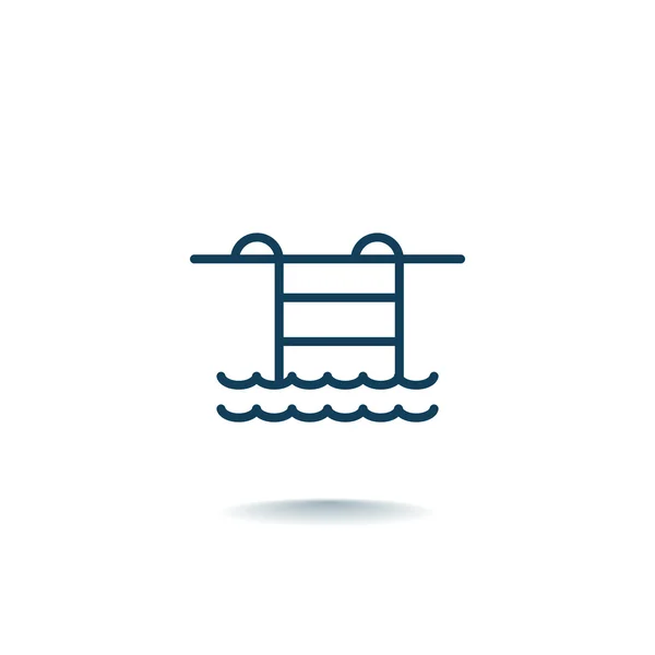 Swimming Pool icon — Stock Vector