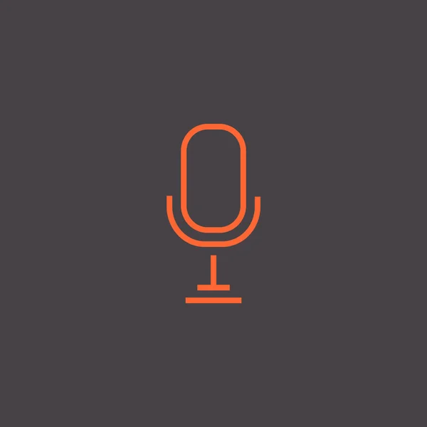 Design of Microphone icon — Stock Vector
