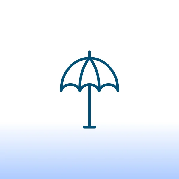 Umbrella, parasol icon — Stock Vector