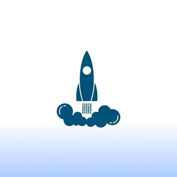 Raket ikon, illustration — Stock vektor