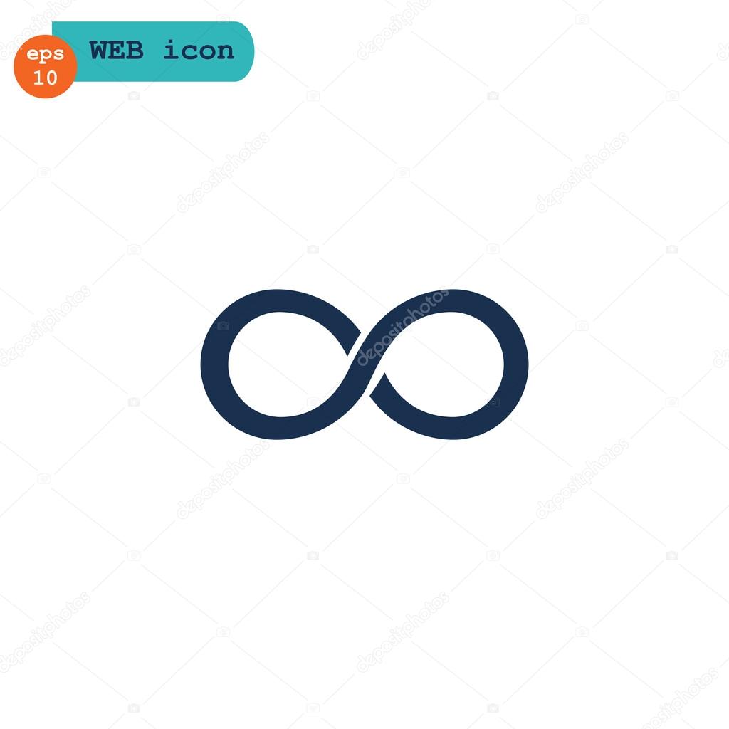 infinity sign icon