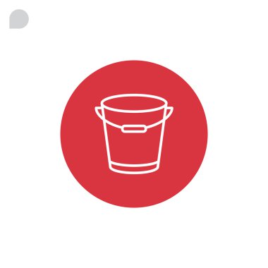 Tasarım kova simgesinin 