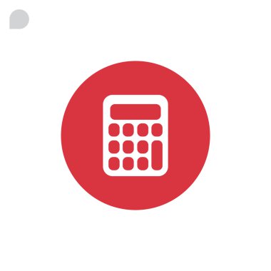 hesap makinesi simge, illüstrasyon 