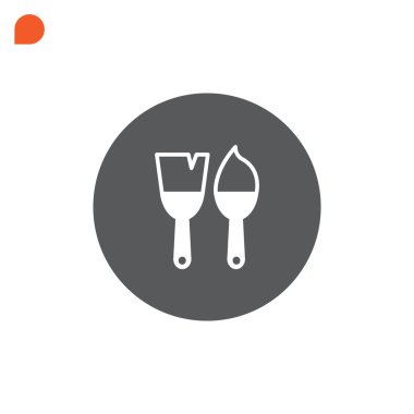 Boya fırça simgeler