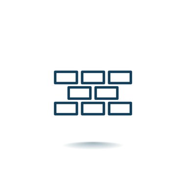 Tuğla, tuğla duvar simgesi