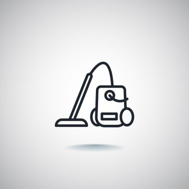 elektrik süpürgesi simgesi.