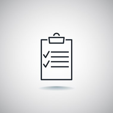 Kontrol listesi Panosu simgesi üzerinde  