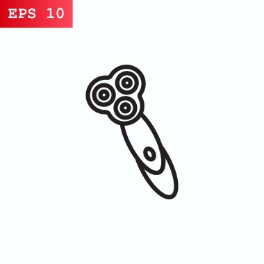 Elektrikli tıraş makinesi simgesini  