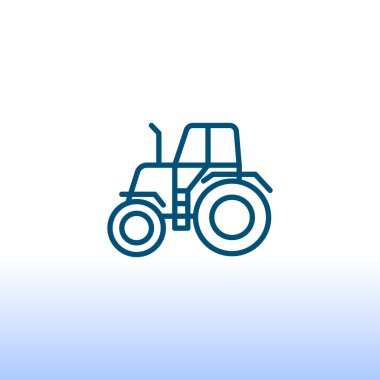 çiftlik traktörü simgesi 