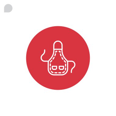 Mutfak önlüğü simgesi  