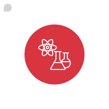 Laboratuvar araştırma simgesi 