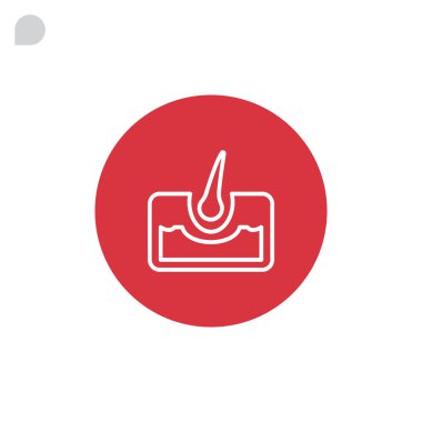 insan saç ve Cilt simgesini