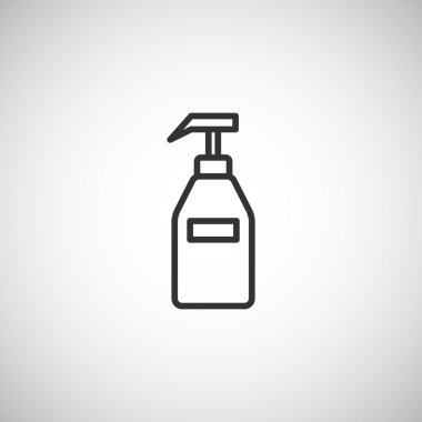 Jel, köpük veya sıvı sabun şişe simgesi