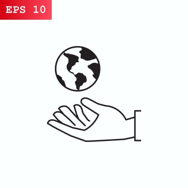 Dünya küre el simgesi