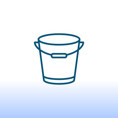 Tasarım kova simgesinin 