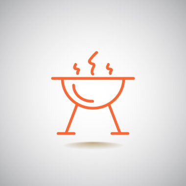 mangal barbekü simgesi 