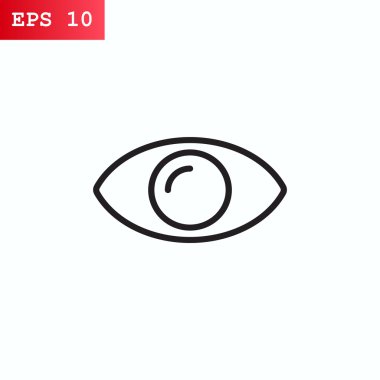 Göz simgesini, illüstrasyon