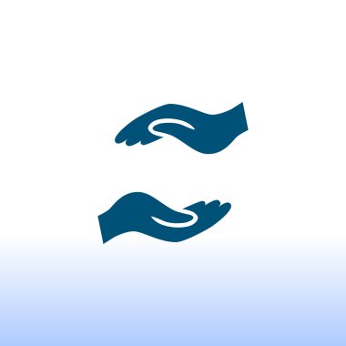 Holding, boş eller simgesini