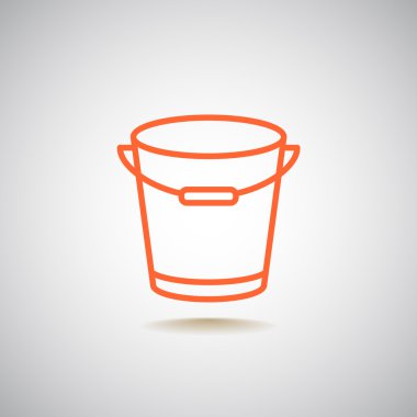 Tasarım kova simgesinin 