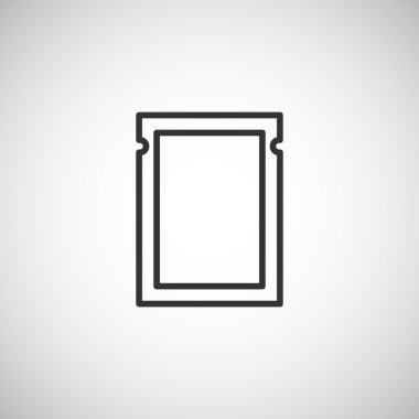 Polietilen torba simgesi  .