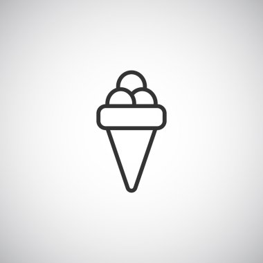 Dondurma, illüstrasyon 