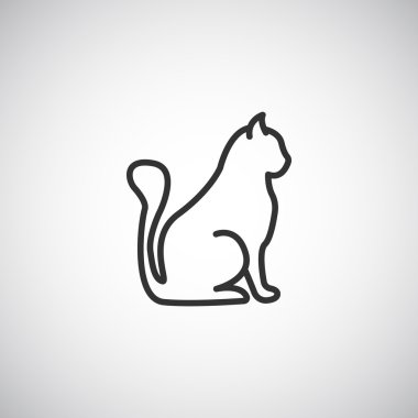 Tasarım kedi simgesinin