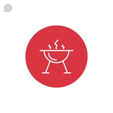 mangal barbekü simgesi 